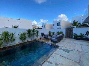 Villa - 3 soveværelser - terrasse - udsigt til pool | Udendørsområde