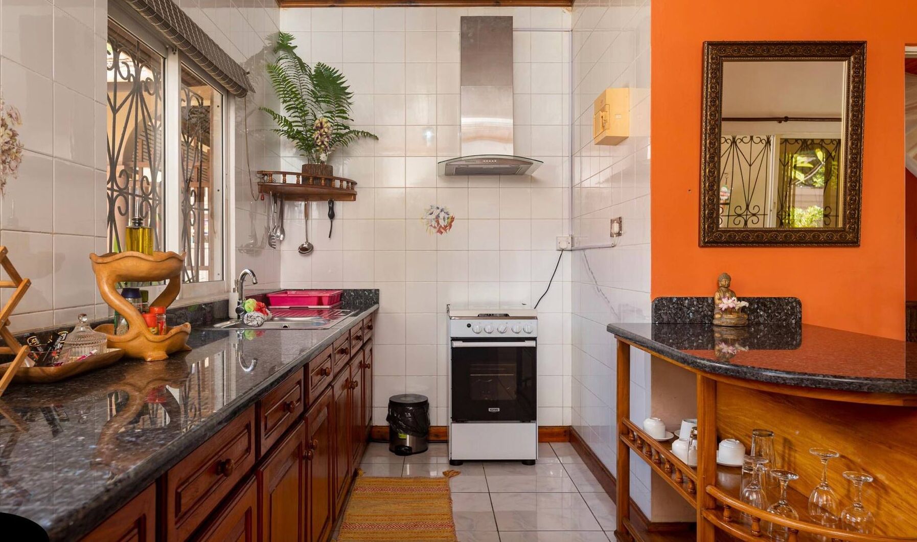 Camera, 2 camere da letto, fumatori, vista giardino | Interni