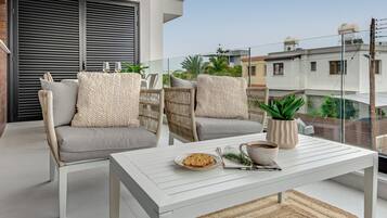 Appartement, 1 slaapkamer, balkon, uitzicht op stad | Terras