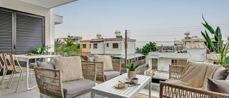 Apartament, 1 dormitori, balcó, vistes a la ciutat | Balcó