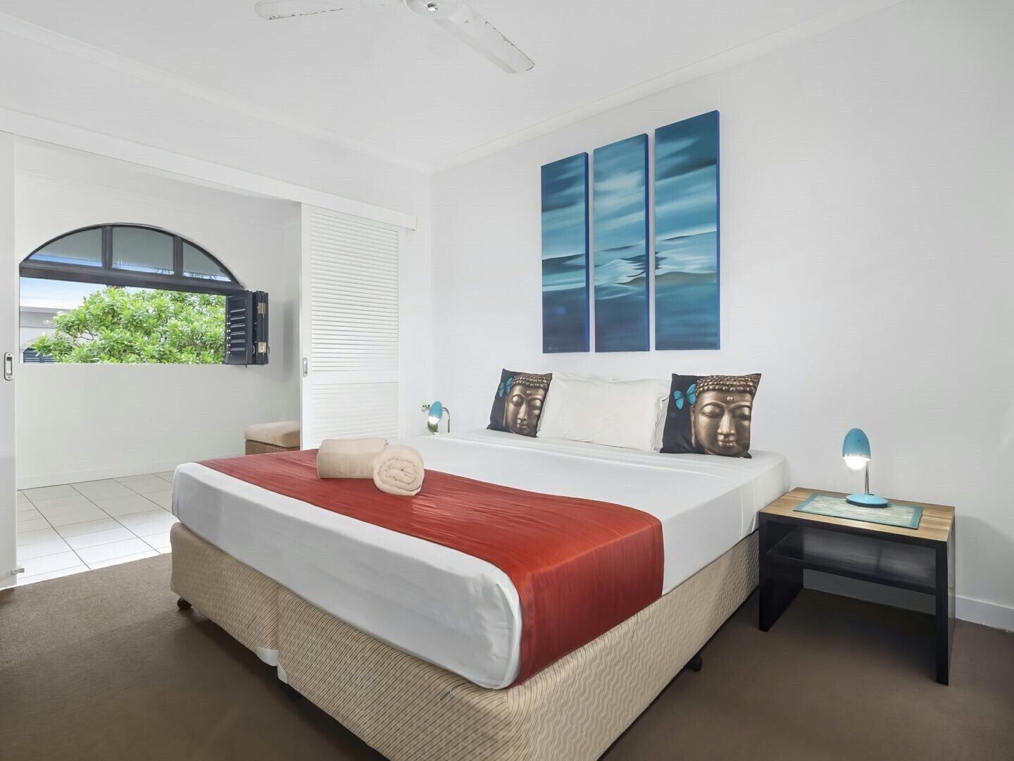 1 bedroom, blackout curtains, iron/ironing board, free WiFi