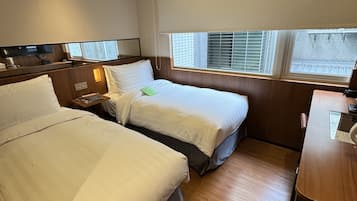 標準雙床房 | 高級寢具、羽絨被、舒適加層、客房內保險箱