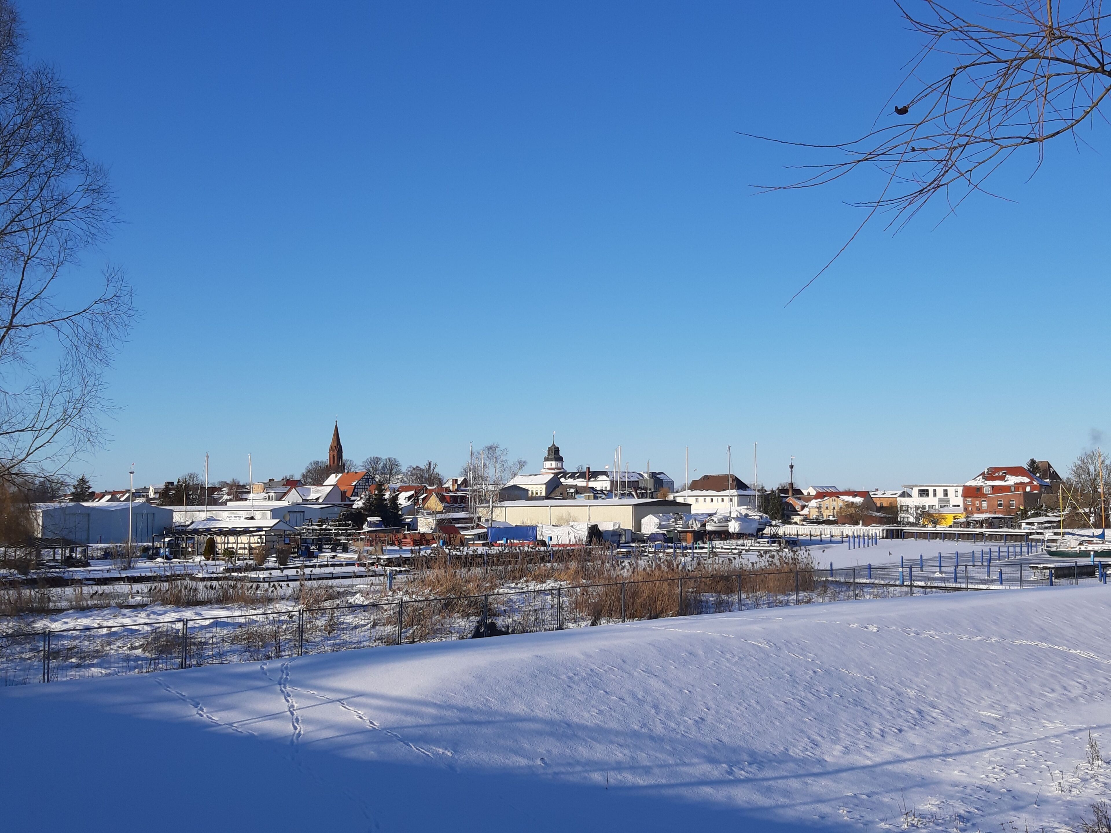 Blick auf das Seebad Ueckermünde