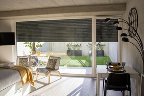 1 bedroom, desk, soundproofing, iron/ironing board