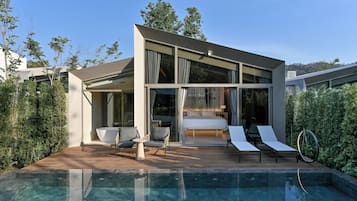 Villa, Private Pool | Egyptian cotton sheets, premium bedding, Tempur-Pedic beds, minibar