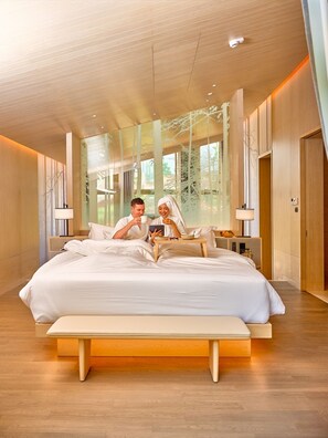 Egyptian cotton sheets, premium bedding, Tempur-Pedic beds, minibar -  Hotel MYS Khao Yai  (Pak Chong)