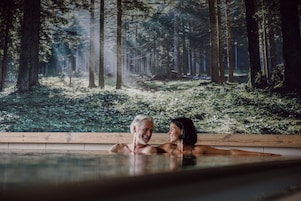 Indoor pool, seasonal outdoor pool