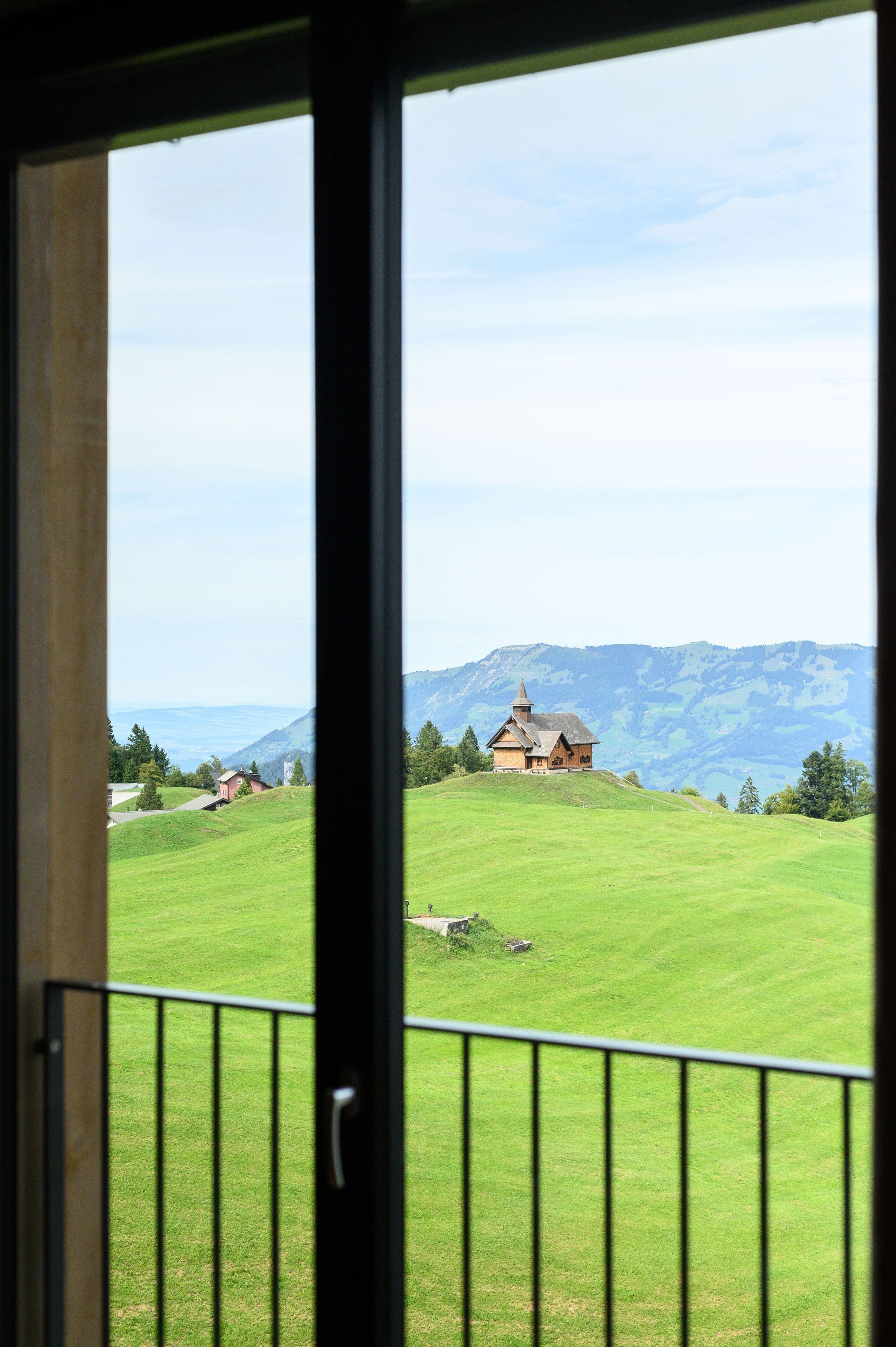 Blick von der Unterkunft