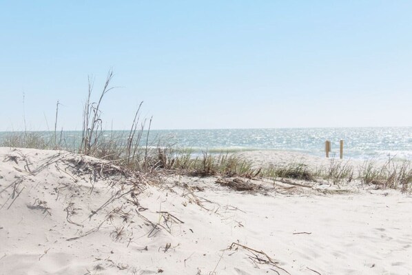 Una spiaggia nelle vicinanze