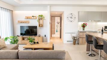 Luxury Apartment | Living area | Smart TV