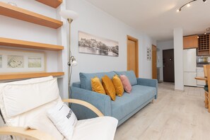 1 개의 침실, 무료 WiFi, 침대 시트