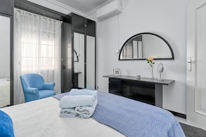 2 camere, ferro/asse da stiro, Wi-Fi gratuito, lenzuola