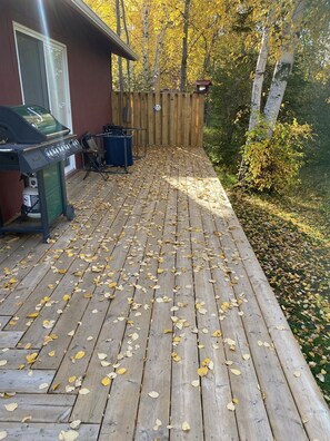 Terrace/patio - Amazing Lakefront on beautiful Candle Lake... (Candle Lake)