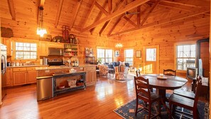 Interior - Cabin on the Rocks- Log Home (Hendersonville)