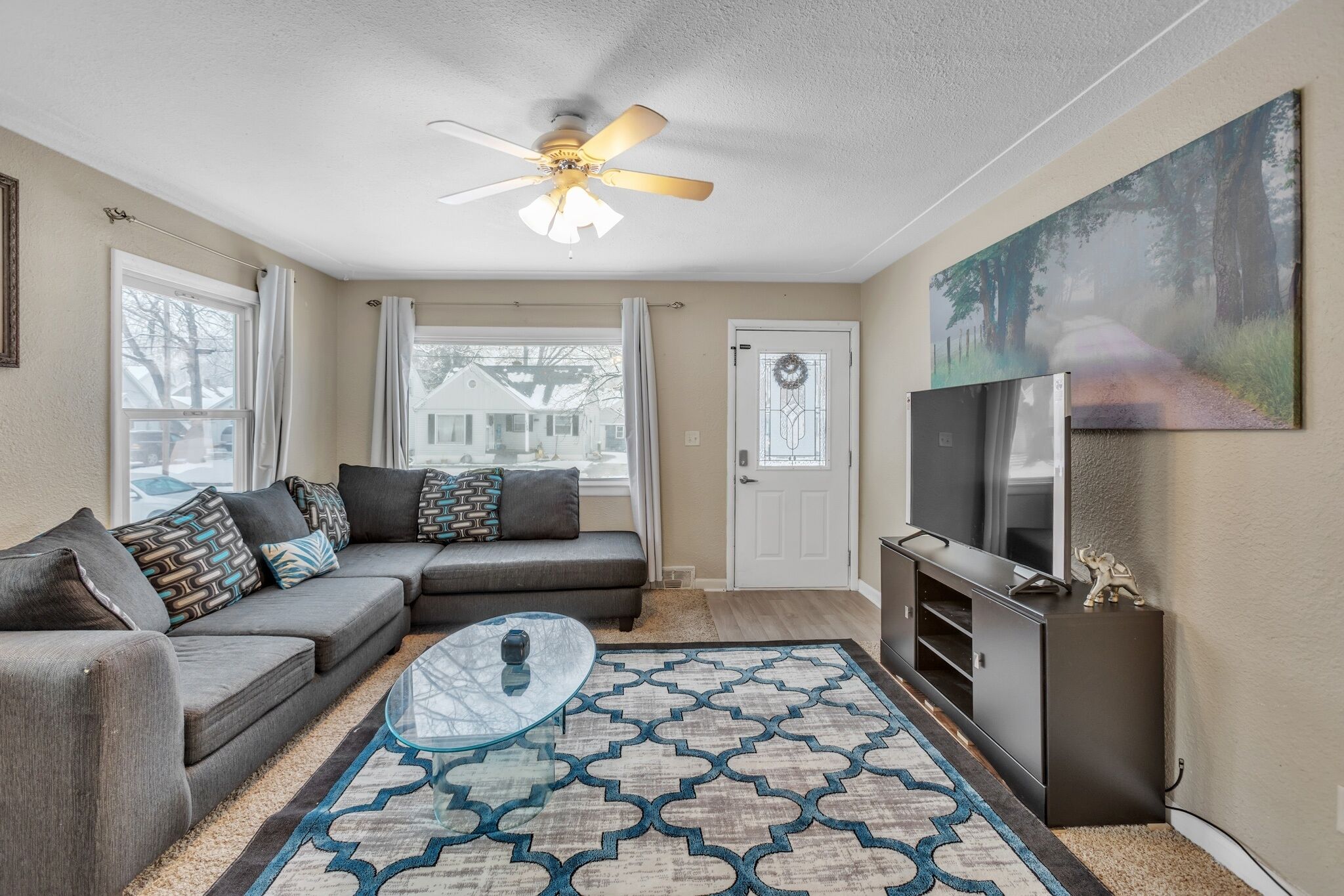 Casa, 3 quartos | Área de estar | Smart TV