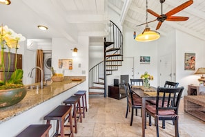 Condo, 2 Bedrooms | Private kitchen | Fridge, oven, coffee/tea maker, toaster - Sandpiper 216a 1 Bedroom Condo by RedAwning (Princeville)