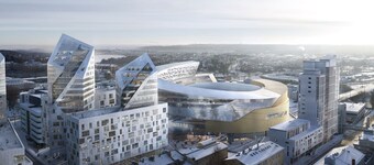 New studio with views from 13th floor