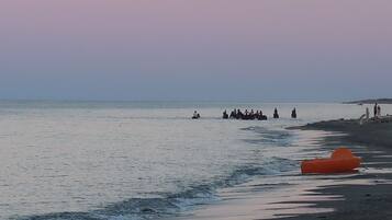 Accommodatie ligt op het strand