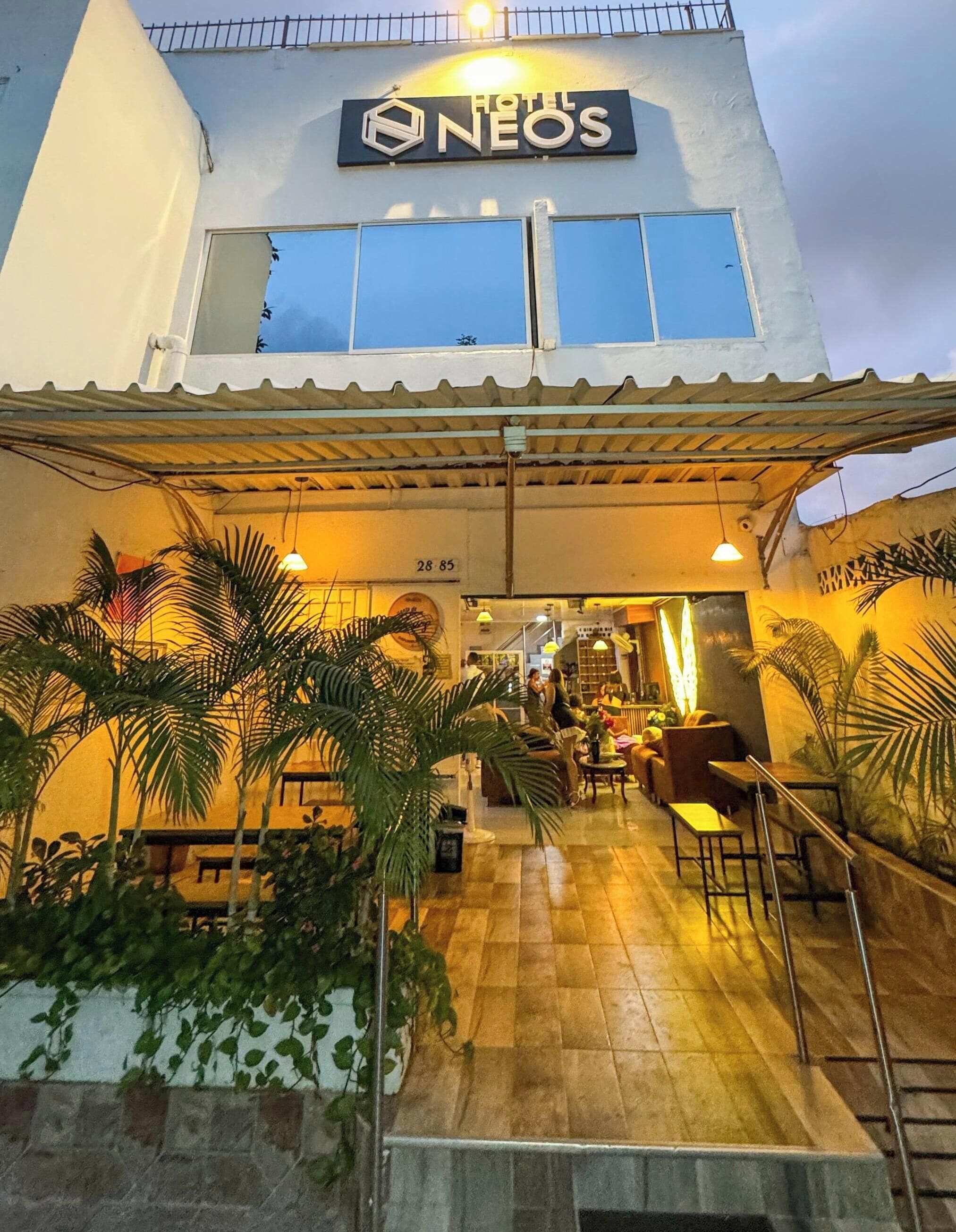 Majoituspaikan julkisivu