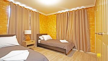 4 habitaciones y ropa de cama