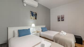 1 slaapkamer, een strijkplank/strijkijzer, gratis wifi