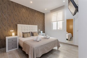 2 habitaciones, tabla de planchar con plancha y wifi gratis 