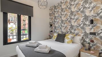 2 slaapkamers, een strijkplank/strijkijzer, gratis wifi, beddengoed