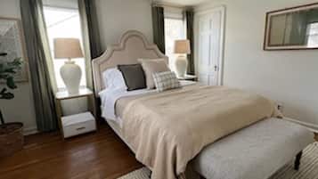 2 slaapkamers, een strijkplank/strijkijzer, wifi, beddengoed