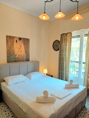 2 Schlafzimmer, Bügeleisen/Bügelbrett, kostenloses WLAN, Bettwäsche
