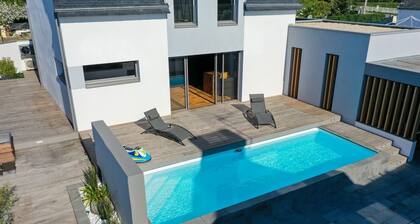 Villa Nymphéa - maison avec piscine chauffée St Gildas de Rhuys