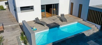 Villa Nymphéa - maison avec piscine chauffée St Gildas de Rhuys