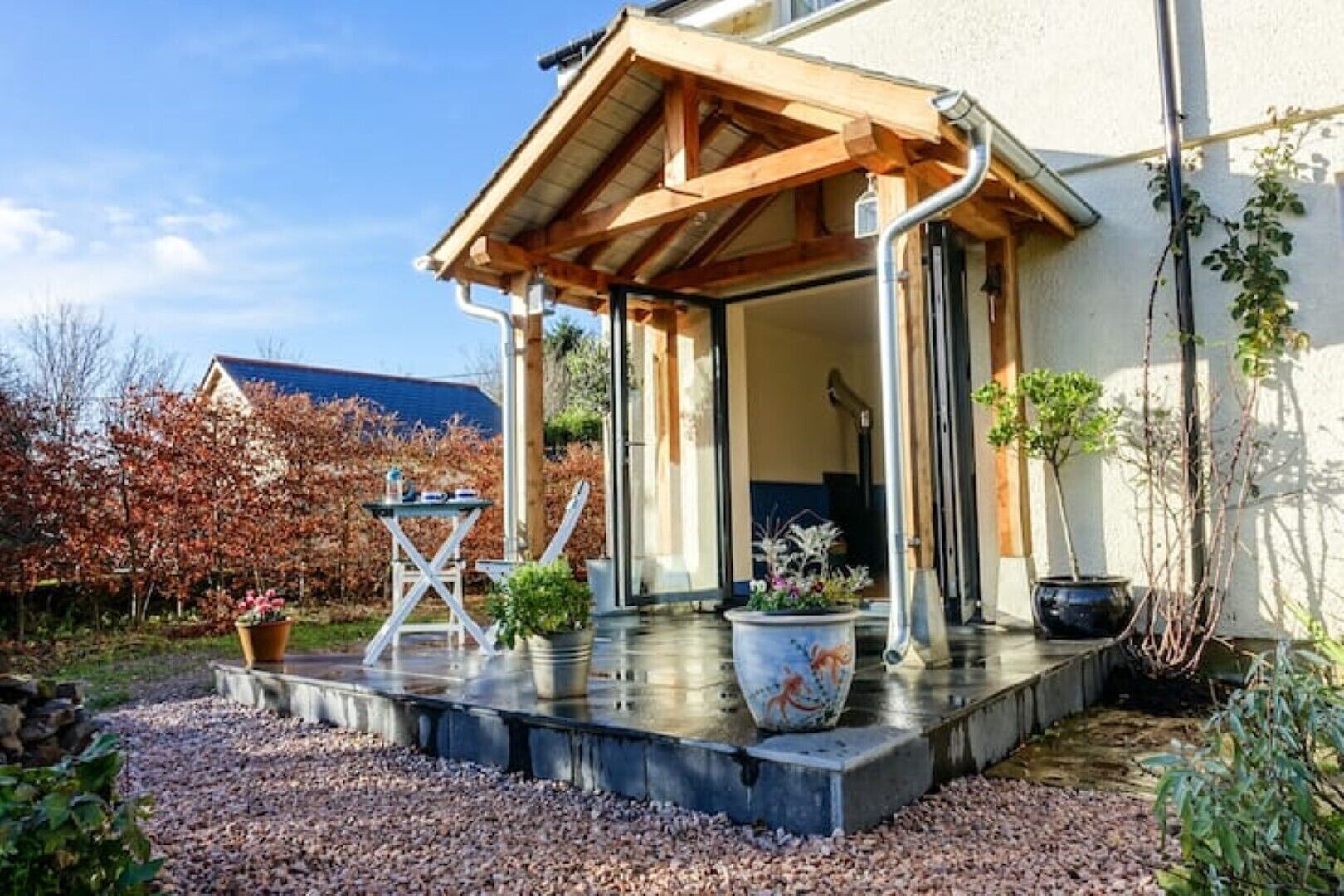 Woodfired hot tub annexe cottage near Dartmoor and South Devon coast