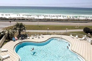 Outdoor pool, a heated pool - Maravilla 1413, Beach Service, 2 pools, Internet (Miramar Beach)