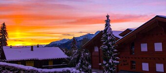 Cosy, quiet studio with terrace overlooking the Alps