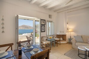 Dining - Naousa Bay Views with pool - Villa Caroline (Naousa)