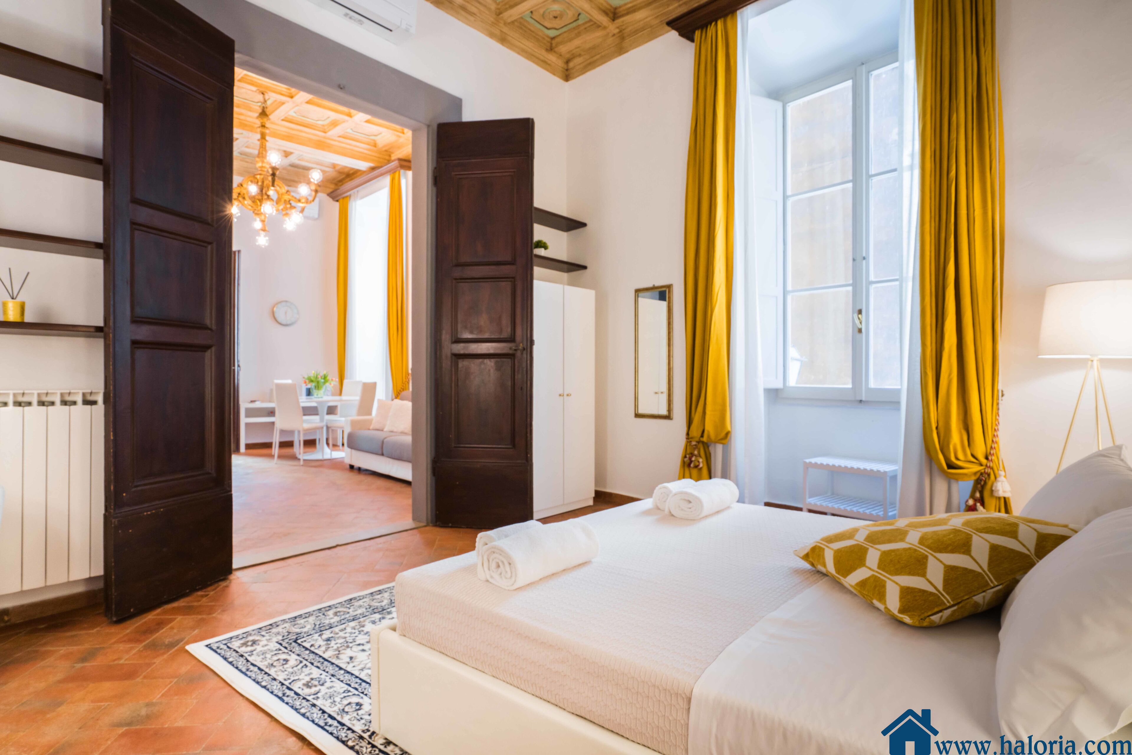 1 غرفة نوم ومكواة/لوح كي وواي فاي مجانًا وملاءات أسرّة