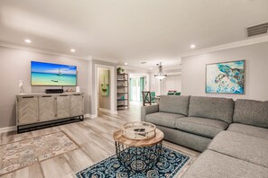 Smart TV, video games, books, stereo