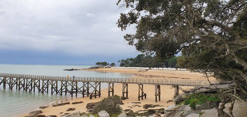 House with garden 5 minutes from the beach