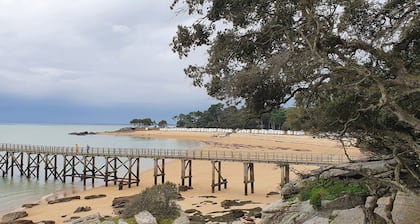 House with garden 5 minutes from the beach