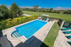 Outdoor pool - Villa Volentina, private pool, pool table, free WiFi (Puerto de Pollensa)