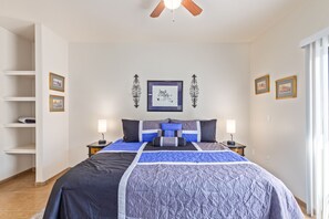 2 bedrooms, iron/ironing board, free WiFi, bed sheets