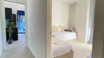 2 bedrooms, iron/ironing board, travel crib, WiFi