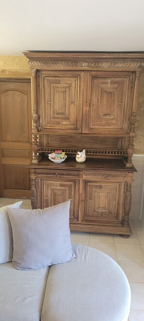 Comfortable seating area with ample storage and a clean design.