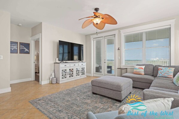 Smart TV, DVD player - Salty Sunset Oasis Come Relax With Stunning Views (Galveston)