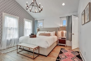 3 chambres, fer et planche Ă repasser, Wi-Fi, draps fournis