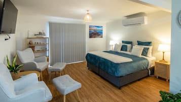 1 chambre, fer et planche Ă repasser, Wi-Fi gratuit, draps fournis