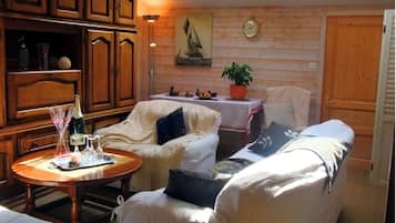 Smart-tv, boeken en een muziekbibliotheek