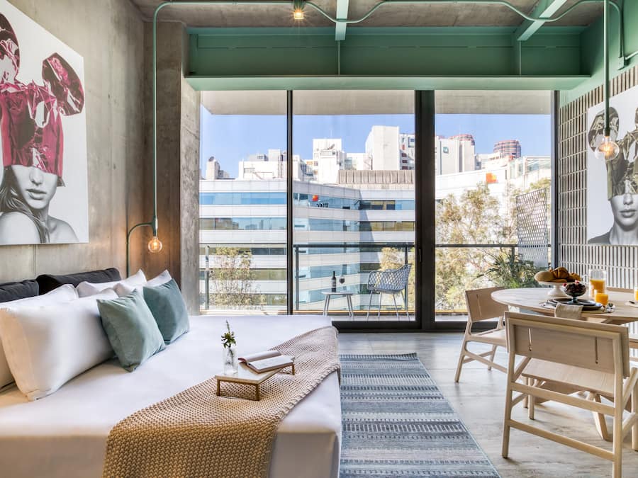 Premium Suite with Spectacular Balcony | Premium bedding, in-room safe, iron/ironing board, free WiFi