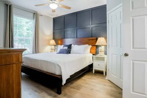 2 bedrooms, iron/ironing board, travel crib, free WiFi