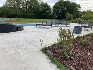 Una piscina riscaldata